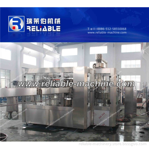 3 in 1 Carbonated Soft Drink Production Equipment (Washer+Filler+Capper)